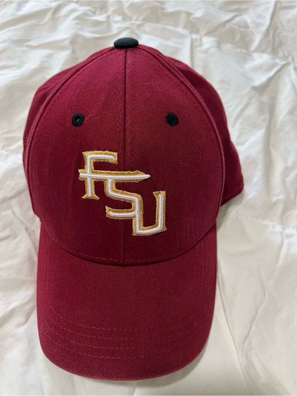 Top of the World Maroon and Gold FSU Embroidered Cap